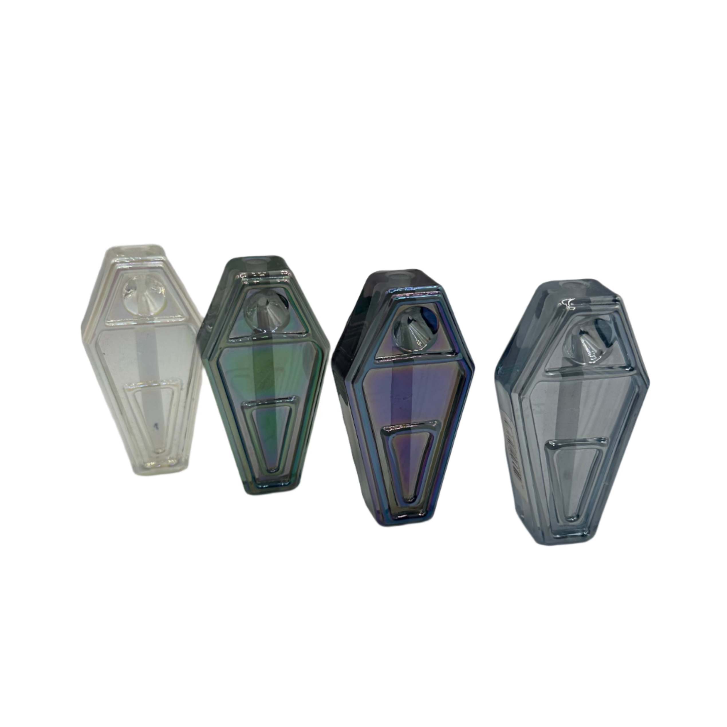 IC Glass Coffin HandPipe – 3.5" Straight Tube Steamroller for Wholesale Main image