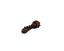 IC GLASS - Premium Glass Swirl Hand pipe with beeds | ICHP1040