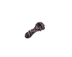 IC GLASS - Premium Glass Swirl Hand pipe with beeds | ICHP1040