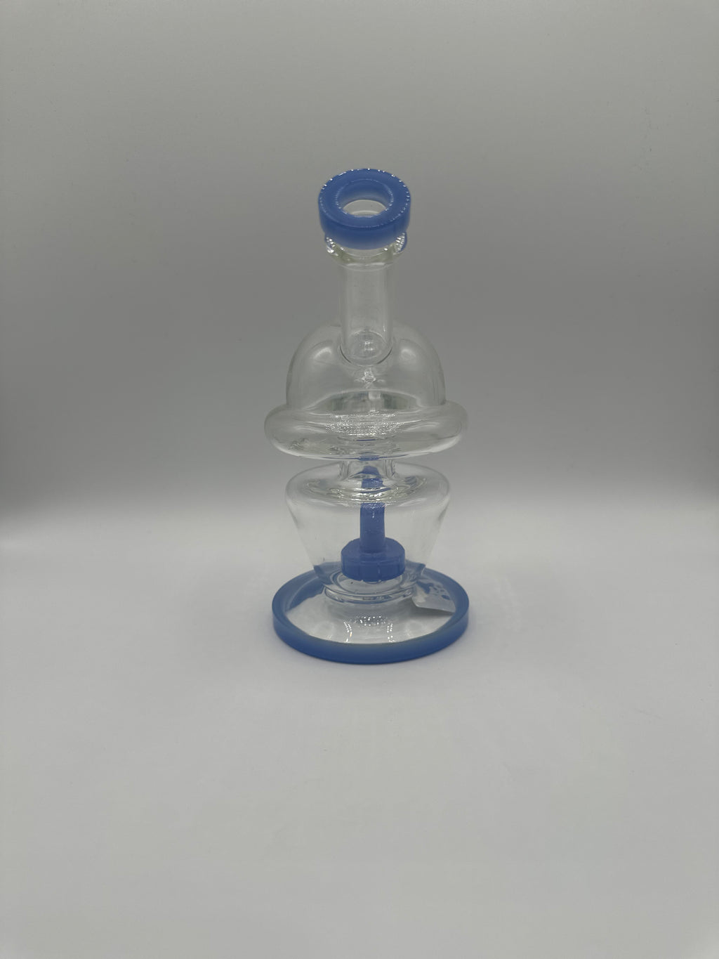 Fab Egg Rig with Colored Base and Mouthpiece | RI1026 | Wholesale Glass Water Pipe