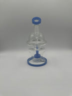 Fab Egg Rig with Colored Base and Mouthpiece | RI1026 | Wholesale Glass Water Pipe