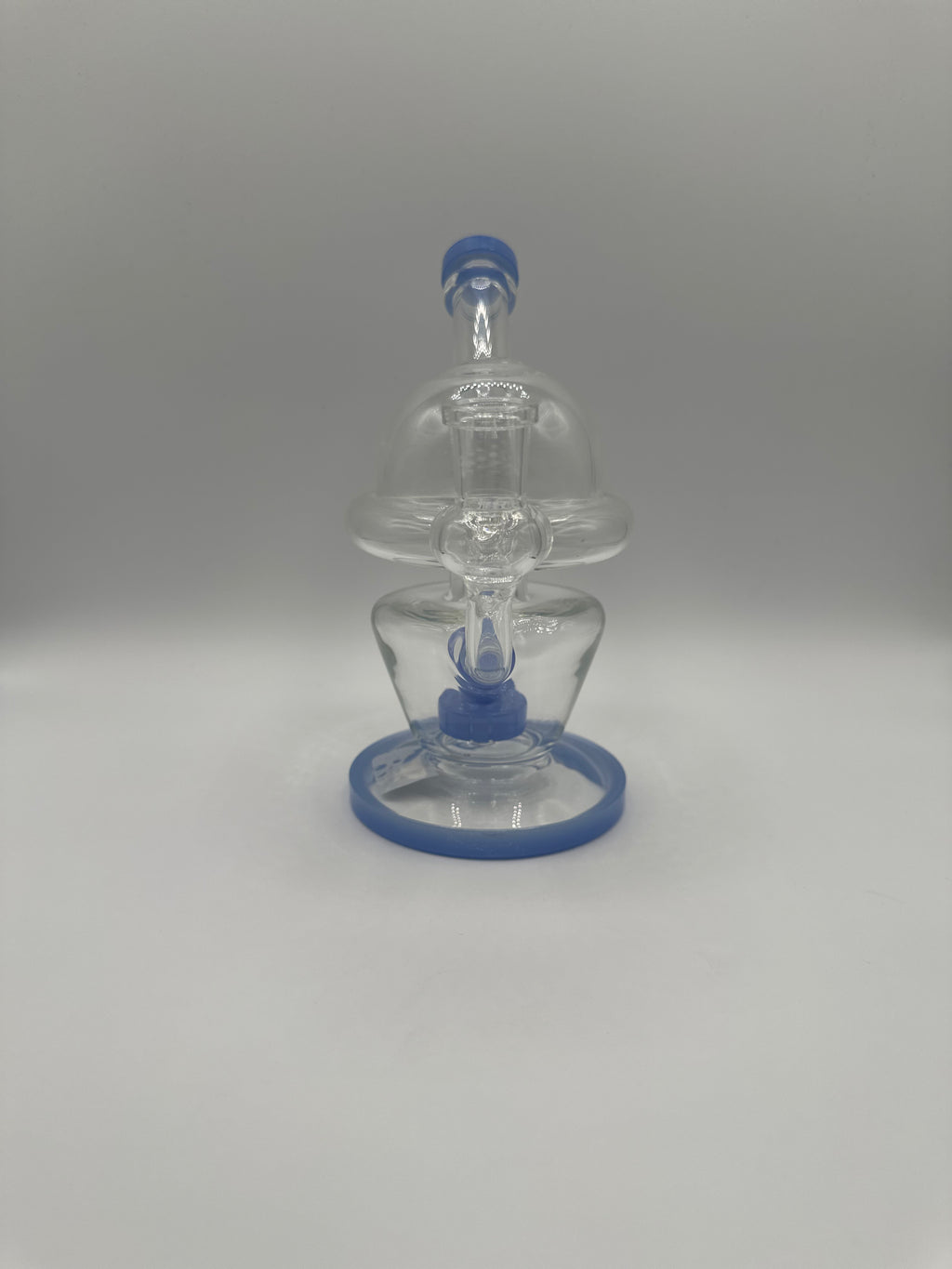 Fab Egg Rig with Colored Base and Mouthpiece | RI1026 | Wholesale Glass Water Pipe