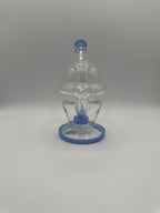 Fab Egg Rig with Colored Base and Mouthpiece | RI1026 | Wholesale Glass Water Pipe