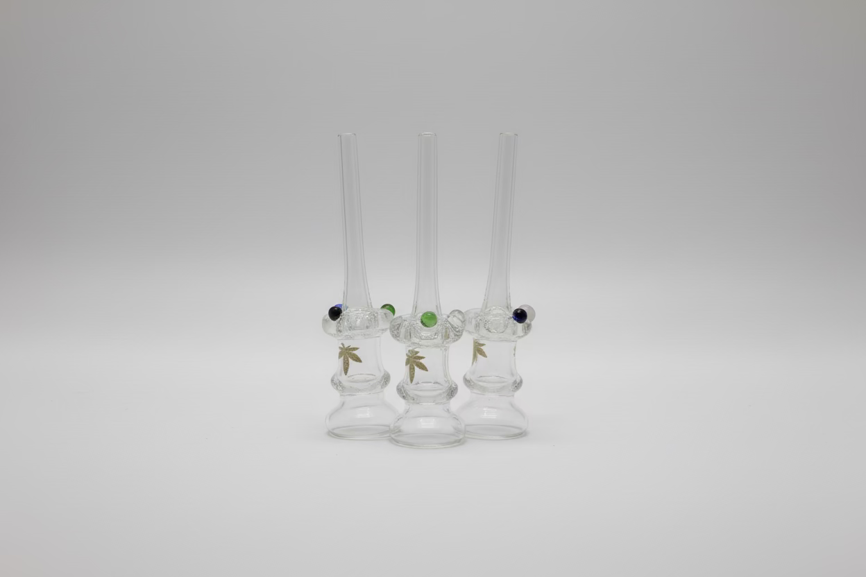 Aleaf - Hat Glass Dab Straw | Nectar Collector with Dot | Single Unit Main image