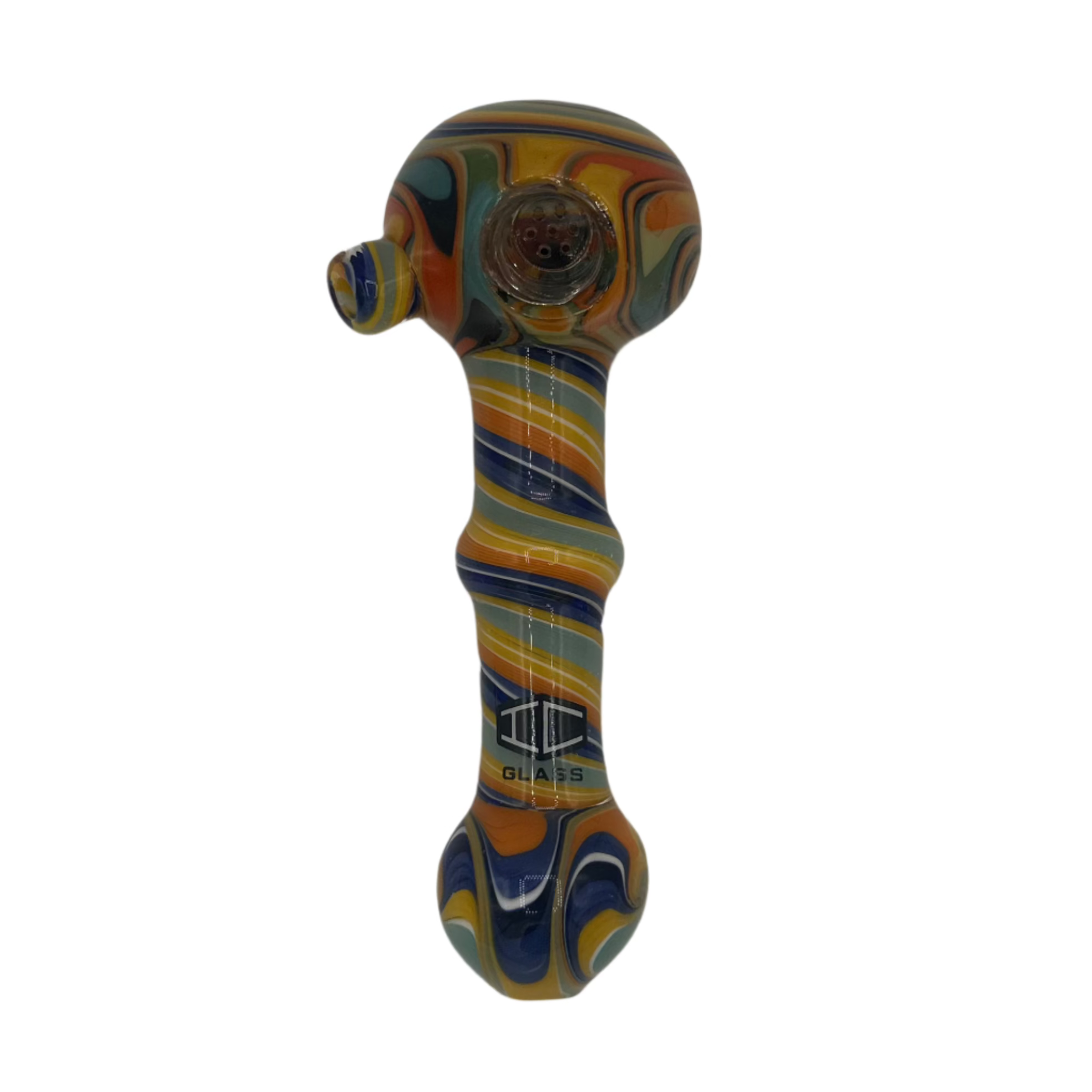 IC GLASS - swirl & wig wag design hand
