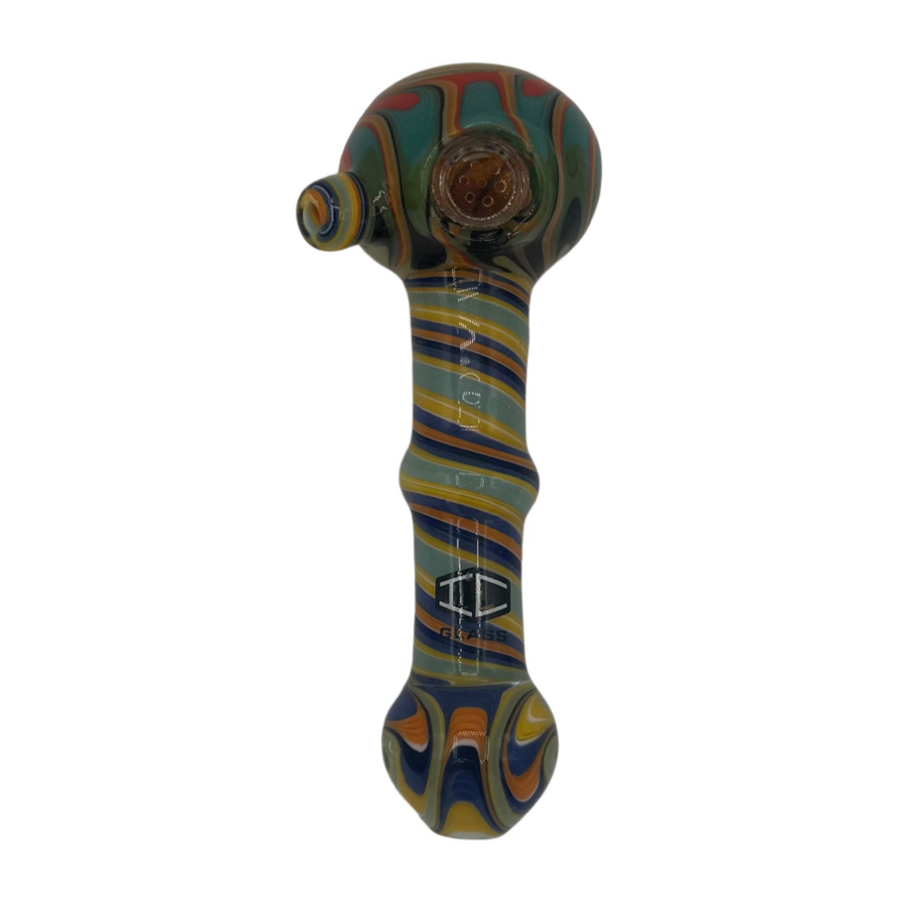 IC GLASS - swirl & wig wag design hand