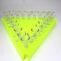 Acrylic Triangle Shape Bowl OR Banger Display Fit For 24 Pieces  | 14 MM Male Bowls OR Bangers | Assorted 3 Colors