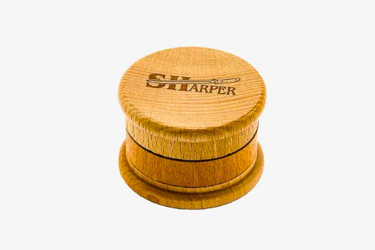 Sharper Wooden Grinder - 3-Piece Herb Grinder 51mm