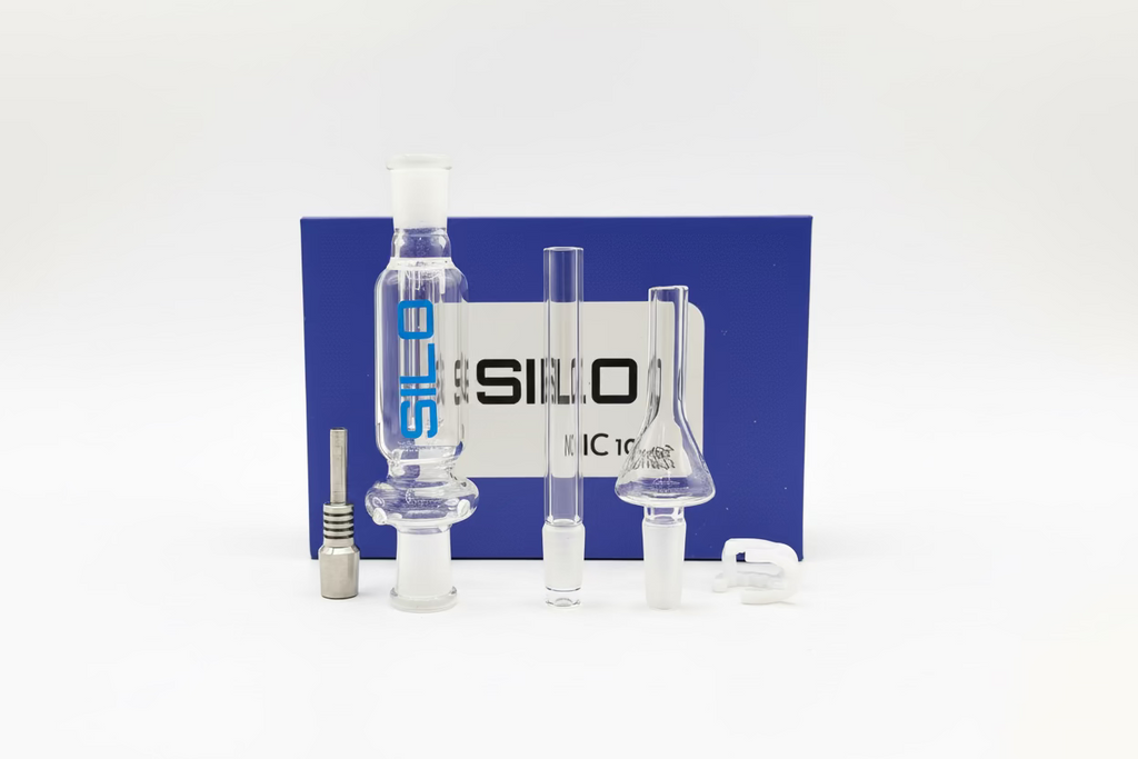 SILO - 4" Nectar Collector With Tips| 10MM | Single Unit