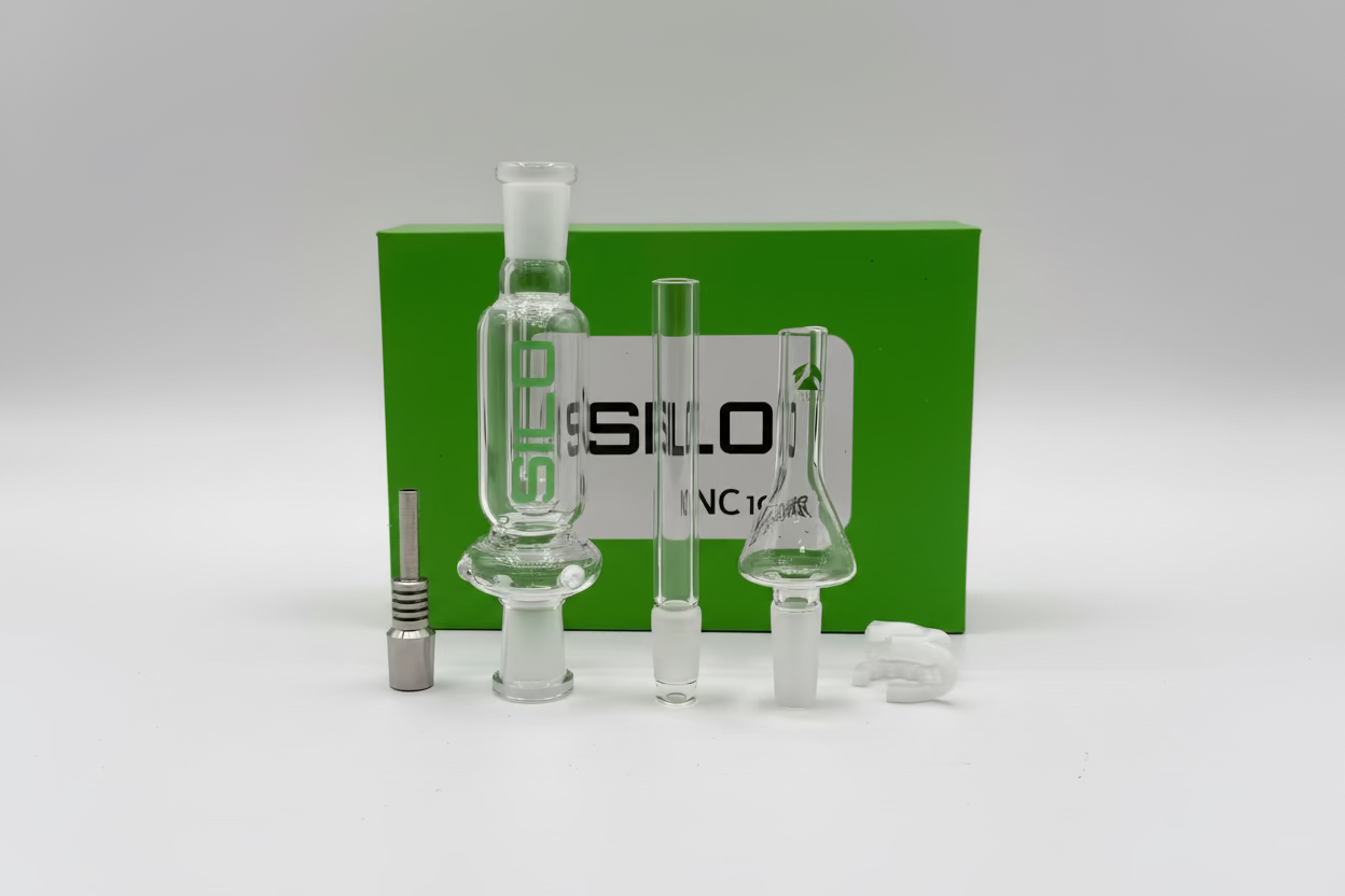 SILO - 4" Nectar Collector With Tips| 10MM | Single Unit Secondary image
