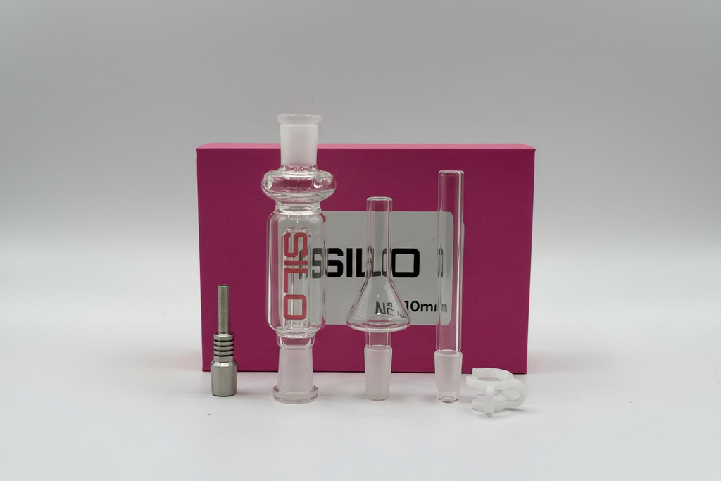 SILO - 4" Nectar Collector With Tips| 10MM | Single Unit