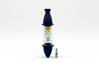 Silo Glass Silicon Nectar Collector with Glass Matrix Perk & Titanium Tip | Single Unit
