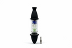 Silo Glass Silicon Nectar Collector with Glass Matrix Perk & Titanium Tip | Single Unit