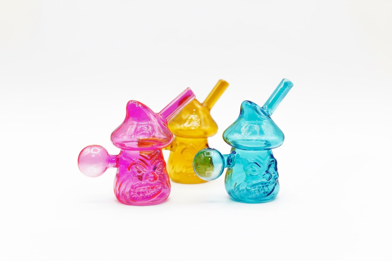 Comic  superhero smiley Shape Oil burners | Assorted Colors | Pack of 5 Main image