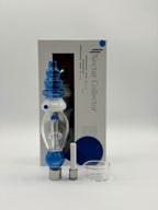 Nectar Collector - Curved Glass Nectar Collector with Screw-On Ceramic Tip & Dish Bowl | Single Unit