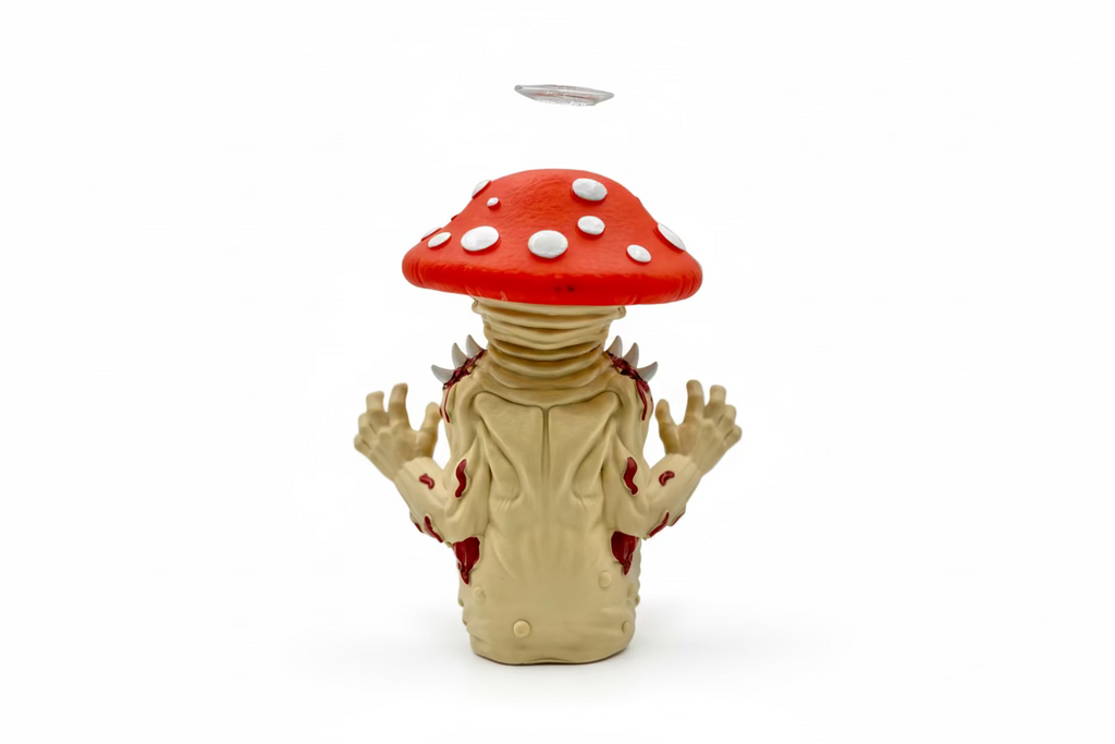Monster Mushroom Head Silicone Water Pipe with Downstem & Bowl | Wholesale Bong