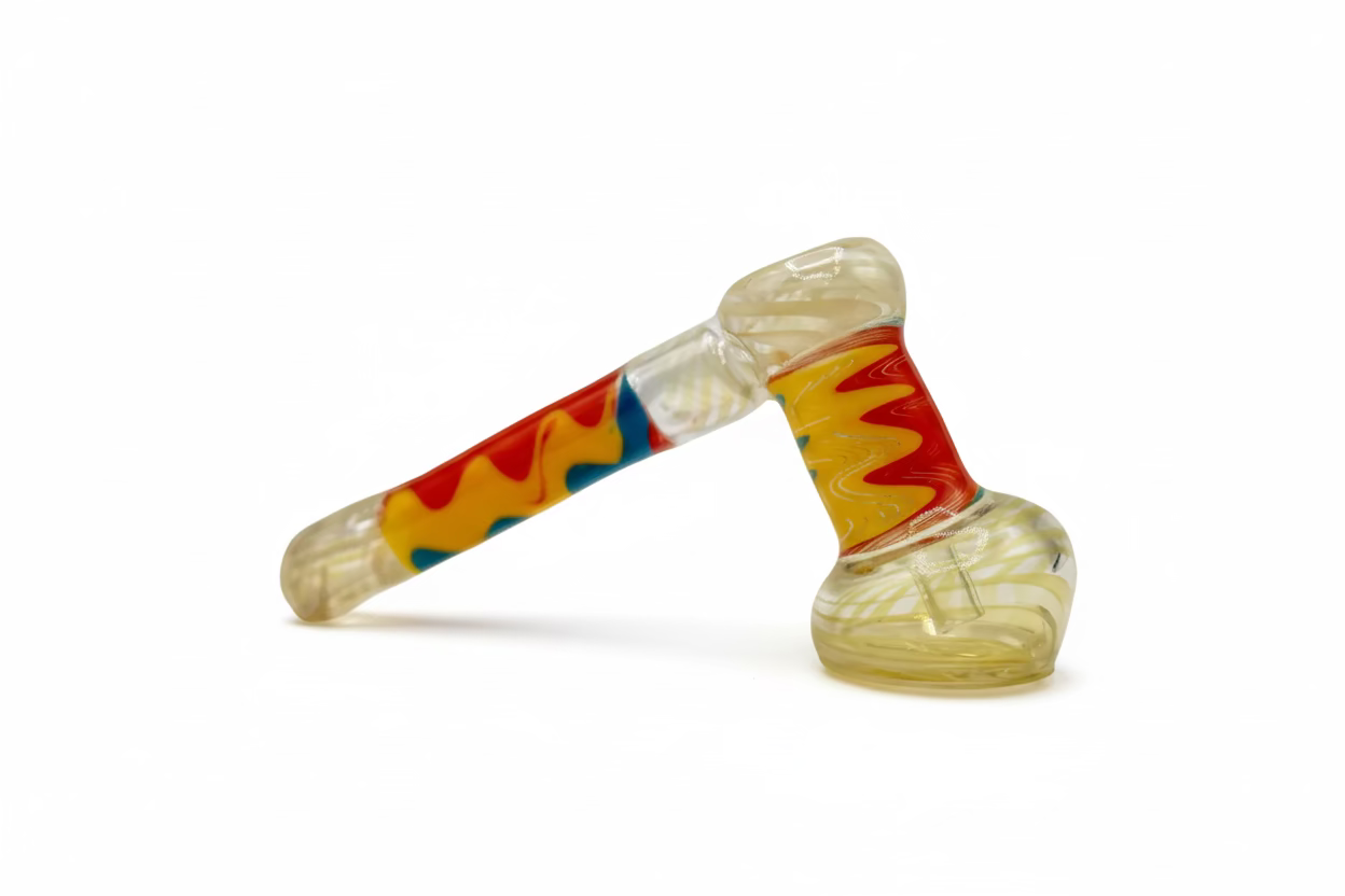 Rainbow hammer Bubbler | 5Inch | 120gm Main image