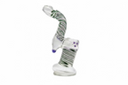 Clear bubbler with swirl  design | 5 Inch | 130gm