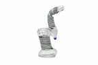 Clear bubbler with swirl  design | 5 Inch | 130gm