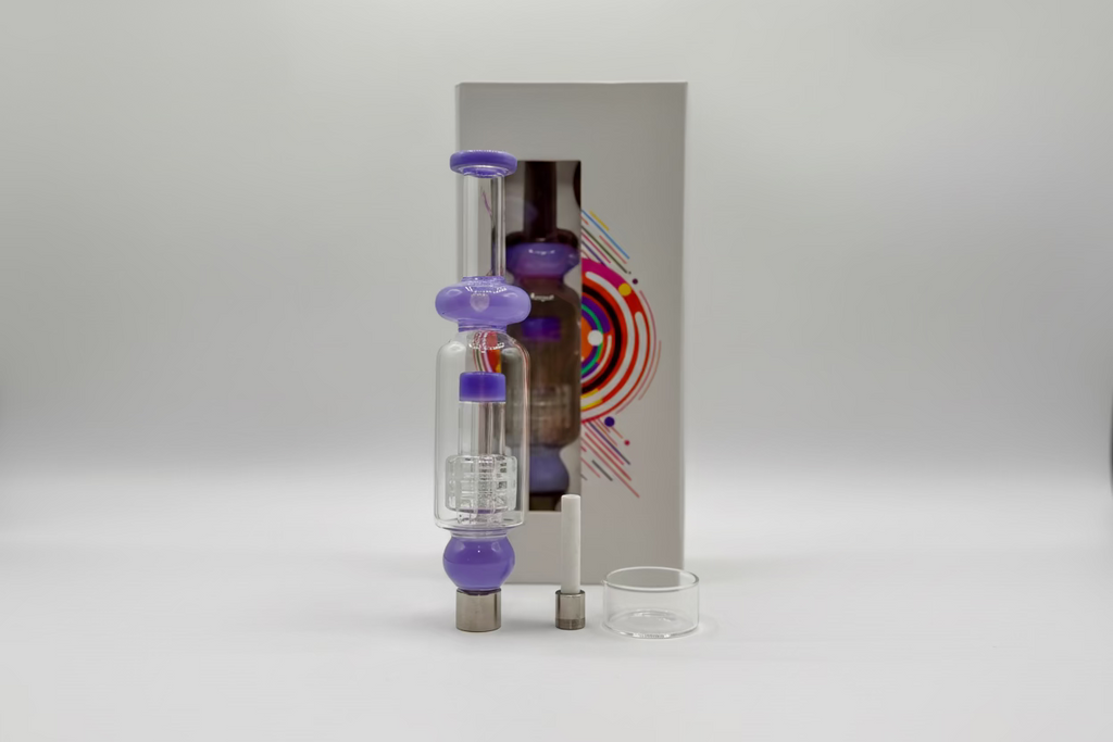 Nectar collector - Nector Collector with Matrix | Include ceramic tip, titanium tip & Dish | Single Unit