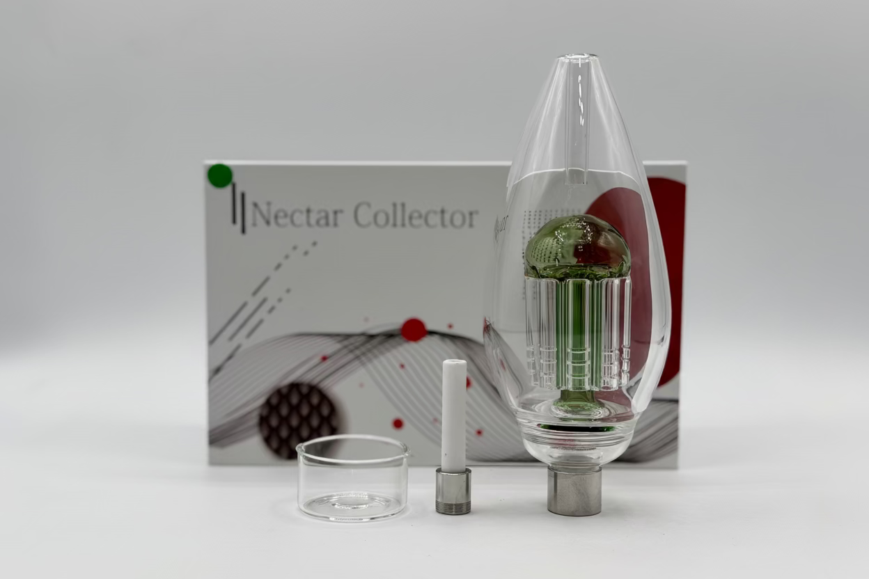 Bulb Nectar Collector with showerhead perc  | 5 colors | NC1299 Secondary image