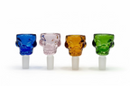 Skull Head Bowl Piece | Assorted Colors | Box of 16pcs | BOX
