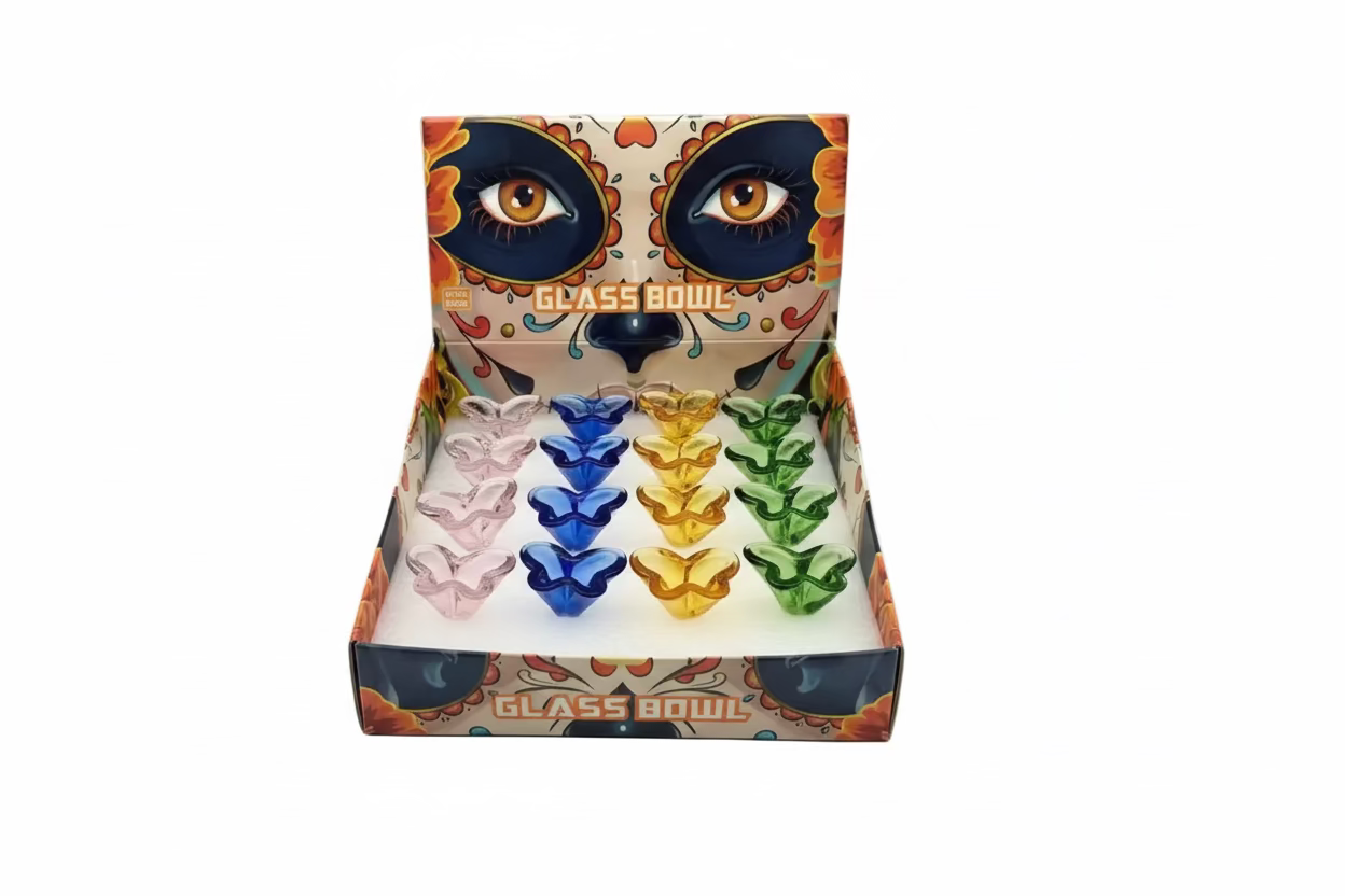Butterfly Shape Bowl Piece | Assorted Colors | Box of 16pcs | BOX Secondary image