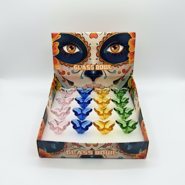 Butterfly Shape Bowl Piece | Assorted Colors | Box of 16pcs | BOX