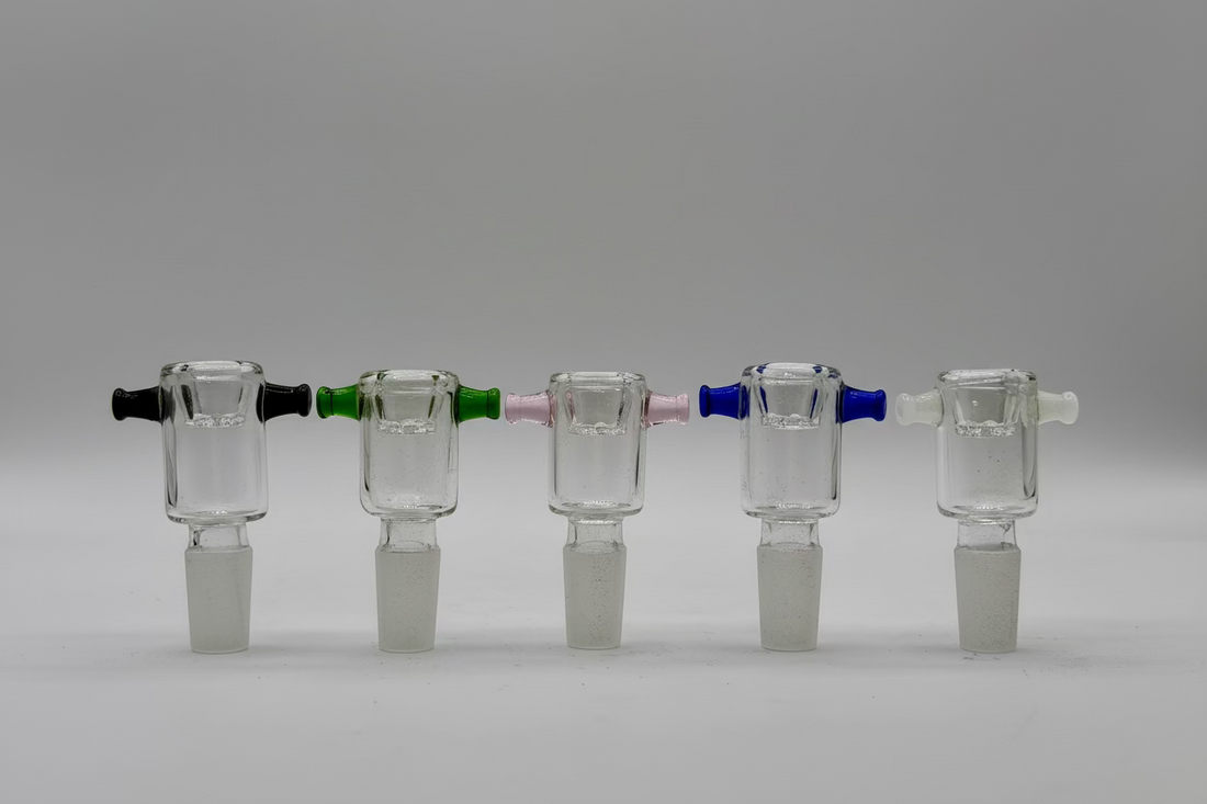 Glass Bowl Piece – Handcrafted with Dual Handles