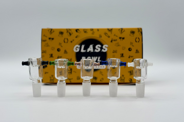 Glass Bowl Piece – Handcrafted with Dual Handles