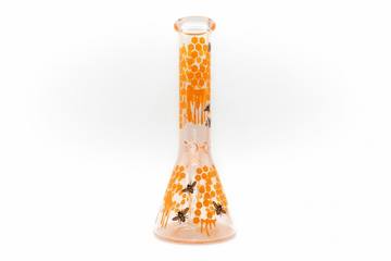 10" Printed Beaker with Downstem and Bowl Piece| Assorted Designs