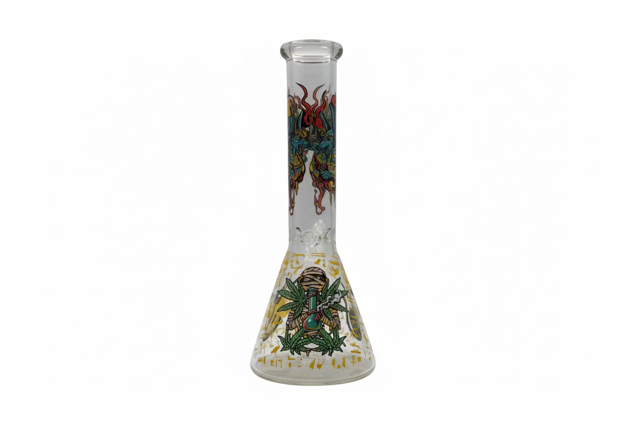 Anime Character 10″ Beaker Bong – Multiple Designs | Wholesale Glass