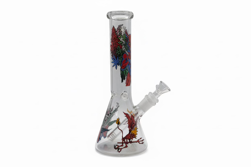 Anime Character 10″ Beaker Bong – Multiple Designs | Wholesale Glass