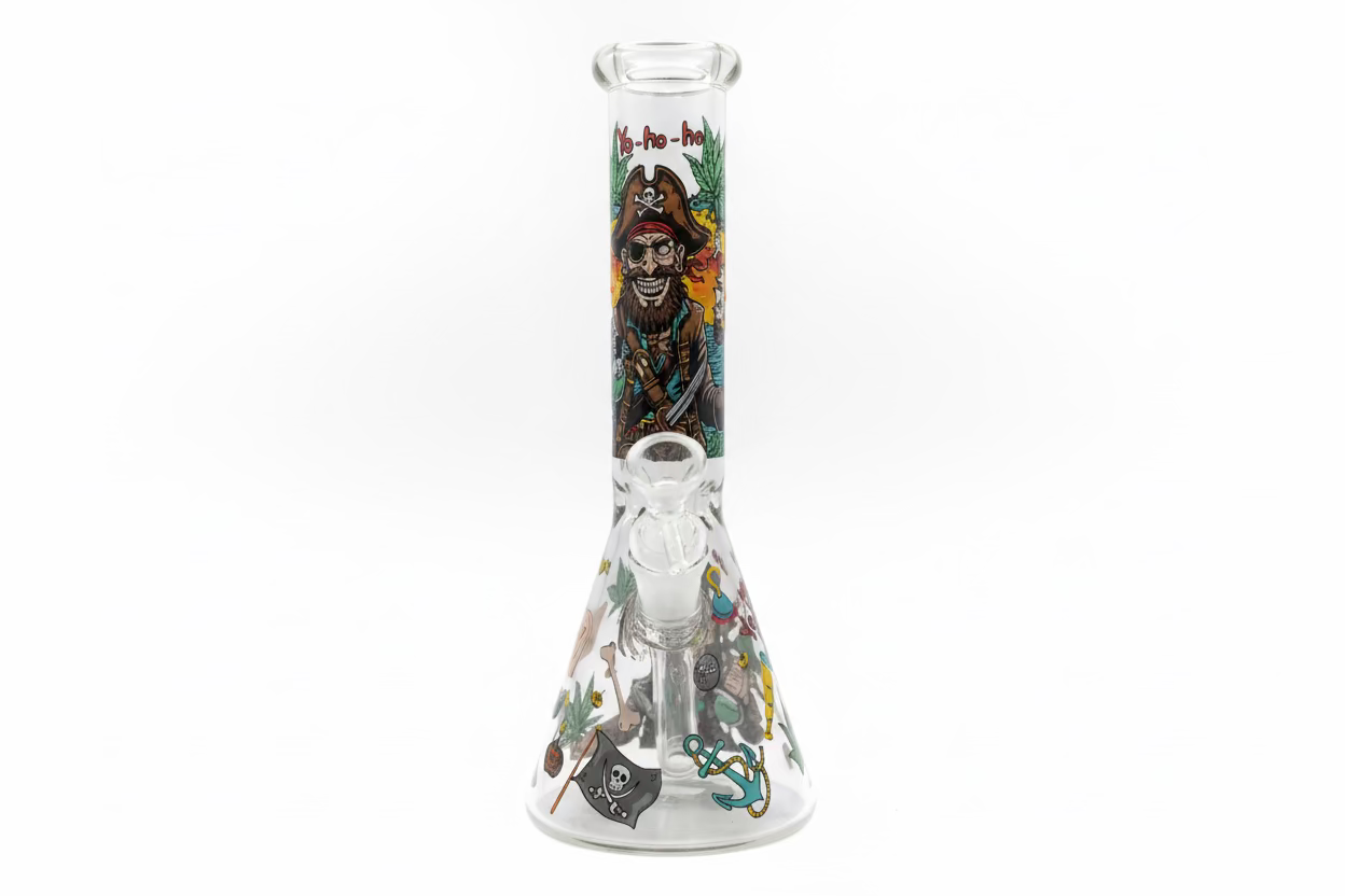 Anime Character 10″ Beaker Bong – Multiple Designs | Wholesale Glass