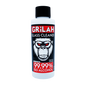GRILAH ISO Glass Cleaner 4oz bottle for deep cleaning bongs, rigs, and glassware with fast-acting, odor-removing formula.