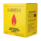 Ignitus Universal Gas Butane Refill 300ml 12CT in Yellow packaging for lighters and torches