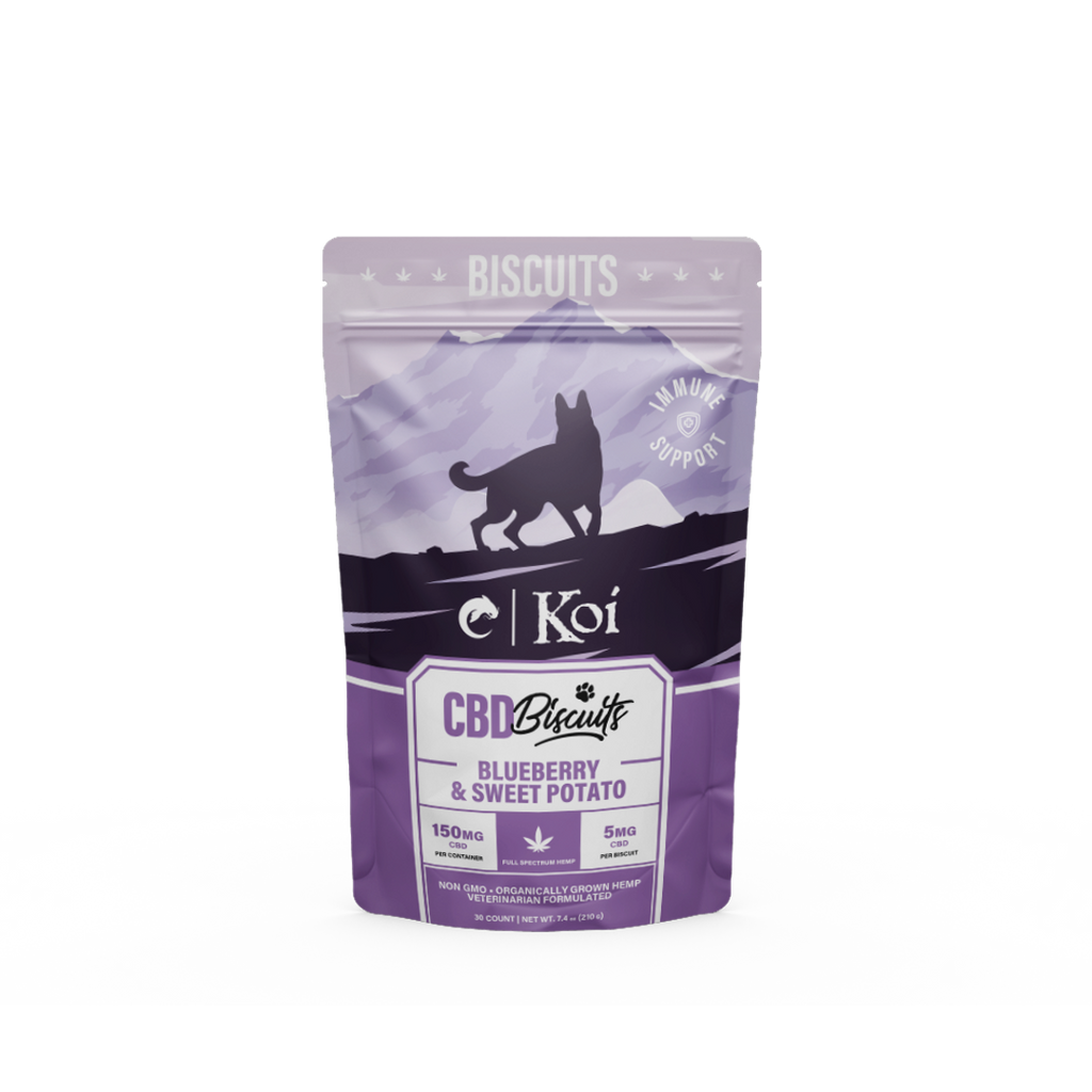 Koi CBD Dog Biscuit | 30 Count/Pouch – Wholesale pet products
