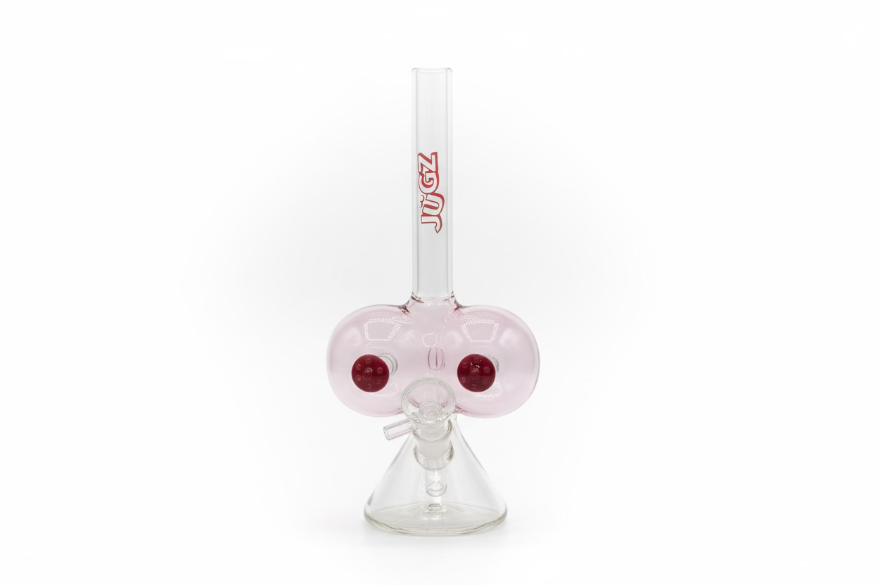 Jugz Beaker A-Cup Bong – Glass Water Pipe with Downstem & Bowl Piece Secondary image
