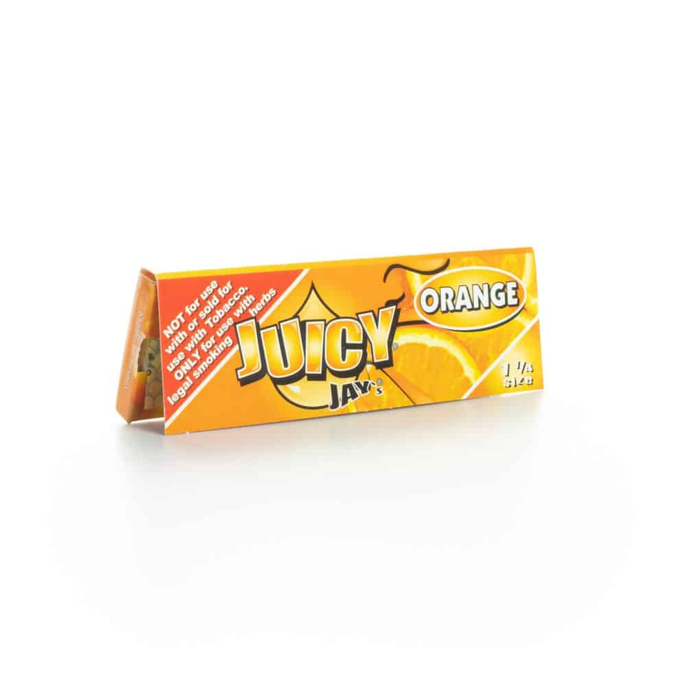 Juicy Jay's 1.25n Pure Hemp Rolling Papers Various Flavors- 24CT Per Box