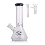 Kickback Glass 8'' Beaker Bong with Colored Lip – Wholesale Smoking Accessories|KB1036