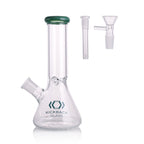Kickback Glass 8'' Beaker Bong with Colored Lip – Wholesale Smoking Accessories|KB1036