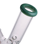 Kickback Glass 8'' Beaker Bong with Colored Lip – Wholesale Smoking Accessories|KB1036