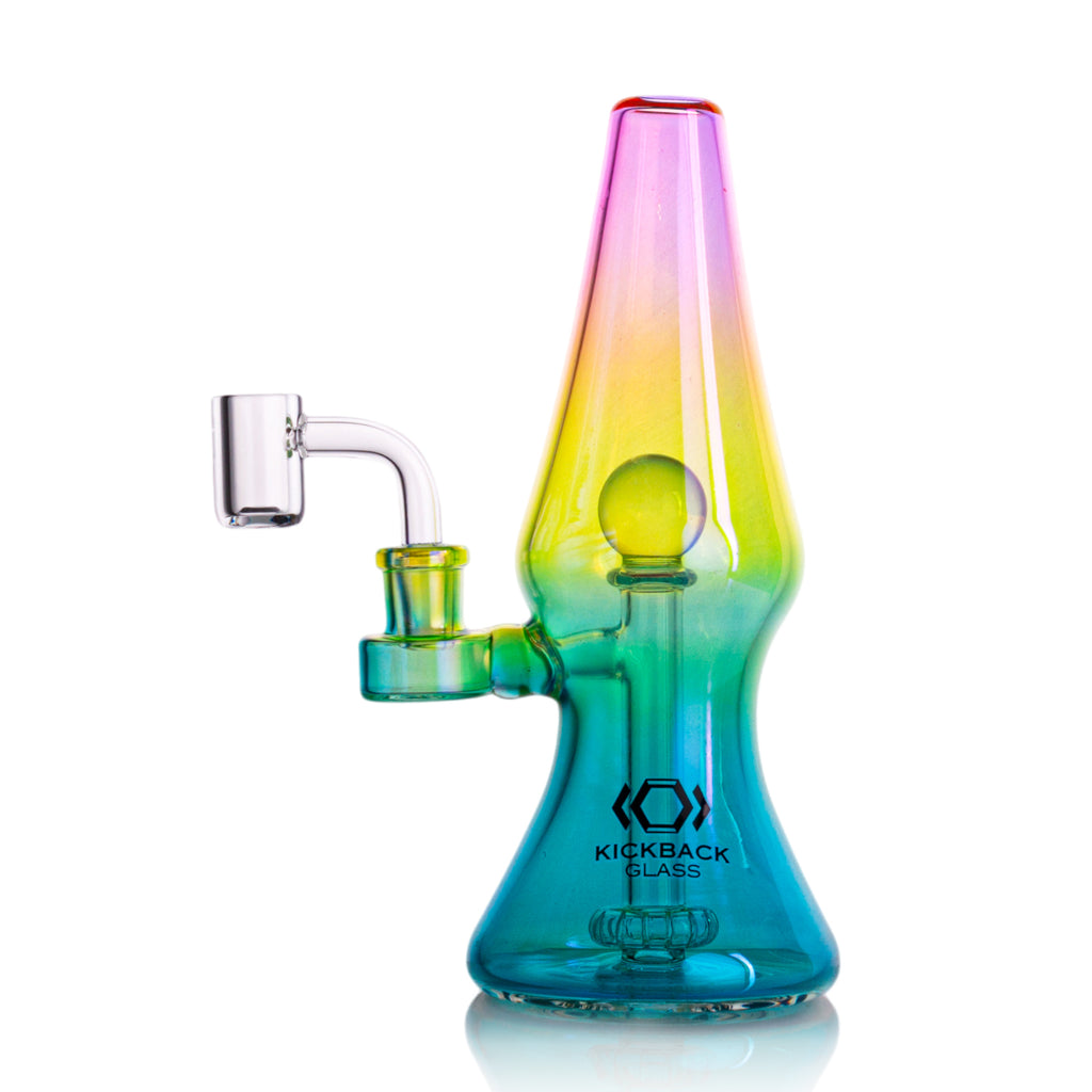 Water Pipe with Banger - KICKBACK GLASS Lava Lamp Design | Wholesale Smoking Accessories Distributor in California | KB1038