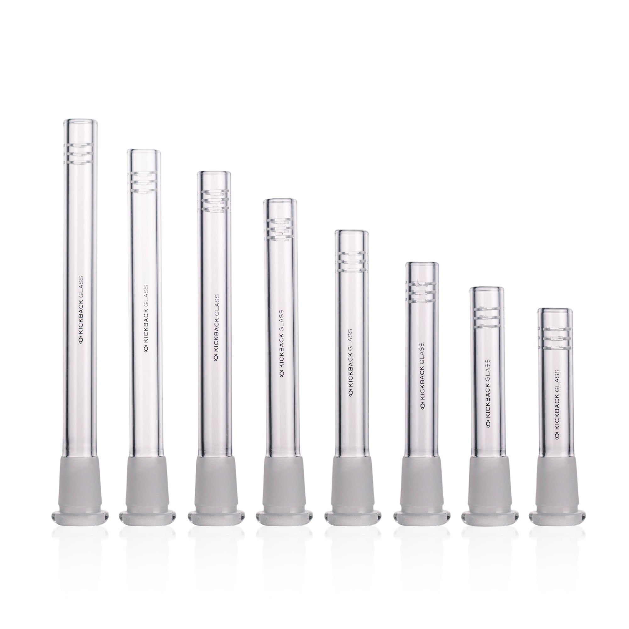 KICKBACK GLASS - 6 inch downstems | BOX OF 6 UNITS