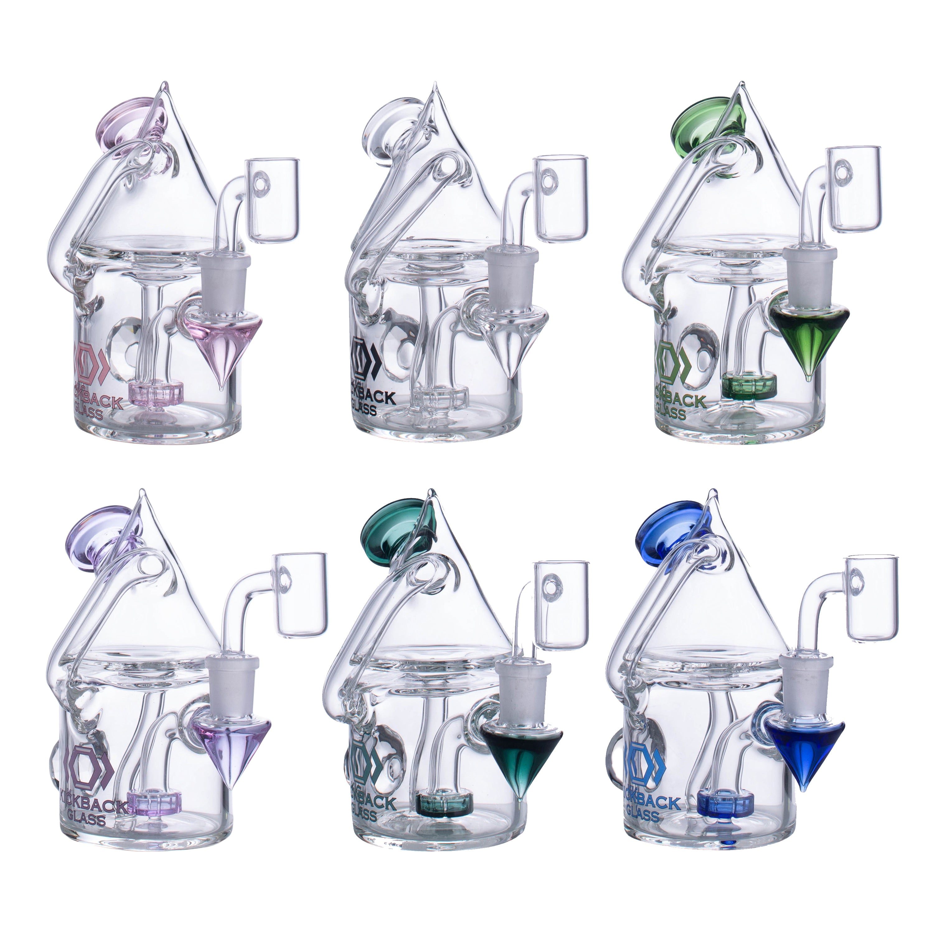 KICKBACK GLASS - Diamond Button Rig | KBRI1020