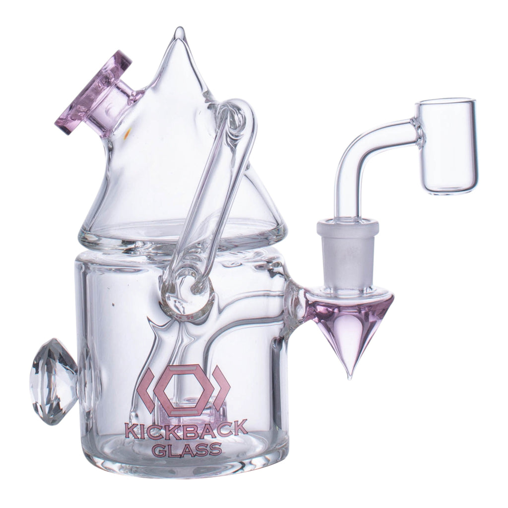KICKBACK GLASS - Diamond Button Rig | KBRI1020