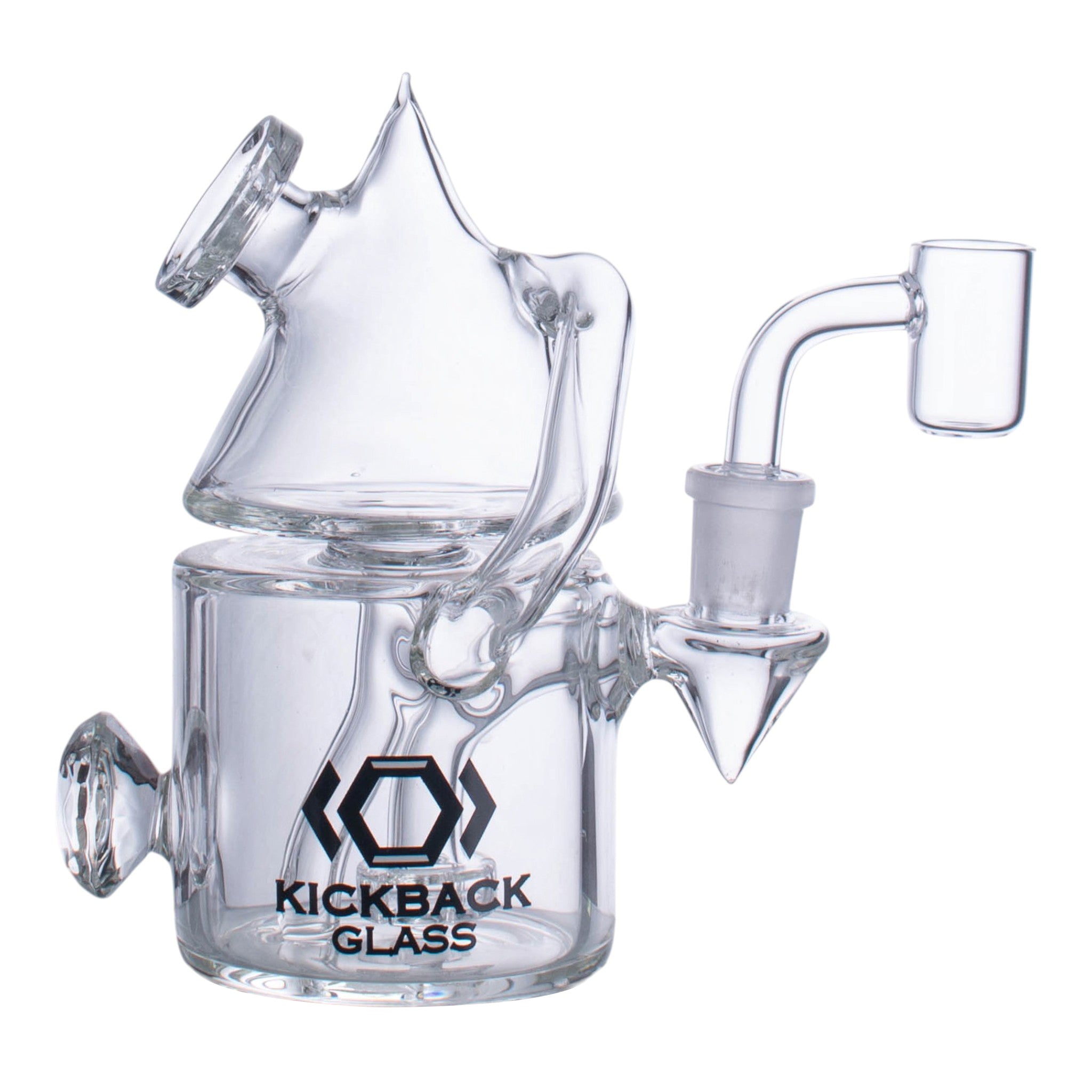 KICKBACK GLASS - Diamond Button Rig | KBRI1020