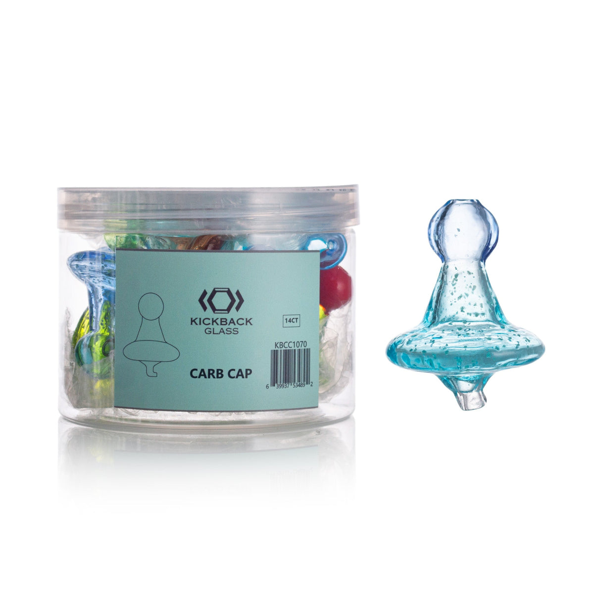 KICKBACK GLASS UFO Core Reactor Spinner Carb Caps