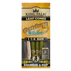 King Palm Natural Leaf Cones | 3-Pack | 1 ¼" Size | Melon Flavor | Wholesale Distributor