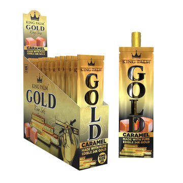 King Palm - GOLD | Caramel Gold |Made With Pure  EDIBLE 24K Gold | King Size | WR15GL
